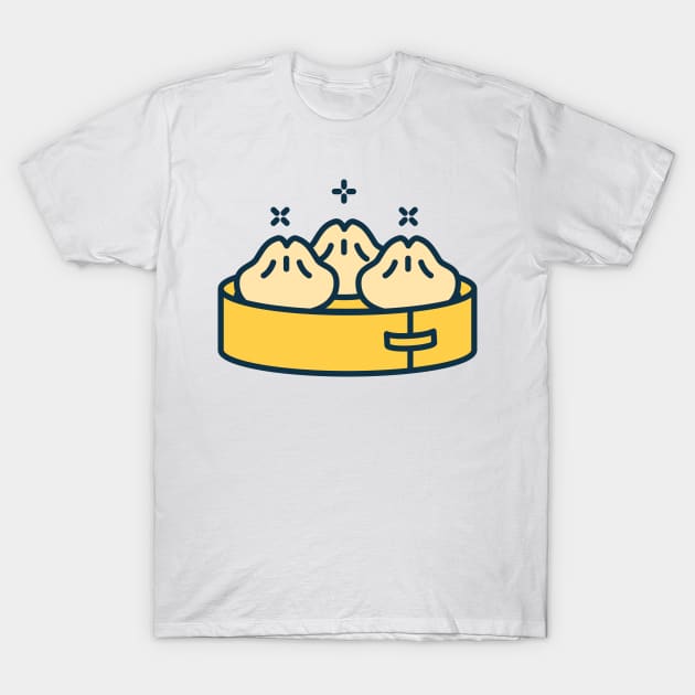 Dumpling Trio T-Shirt by Jonathan Wightman